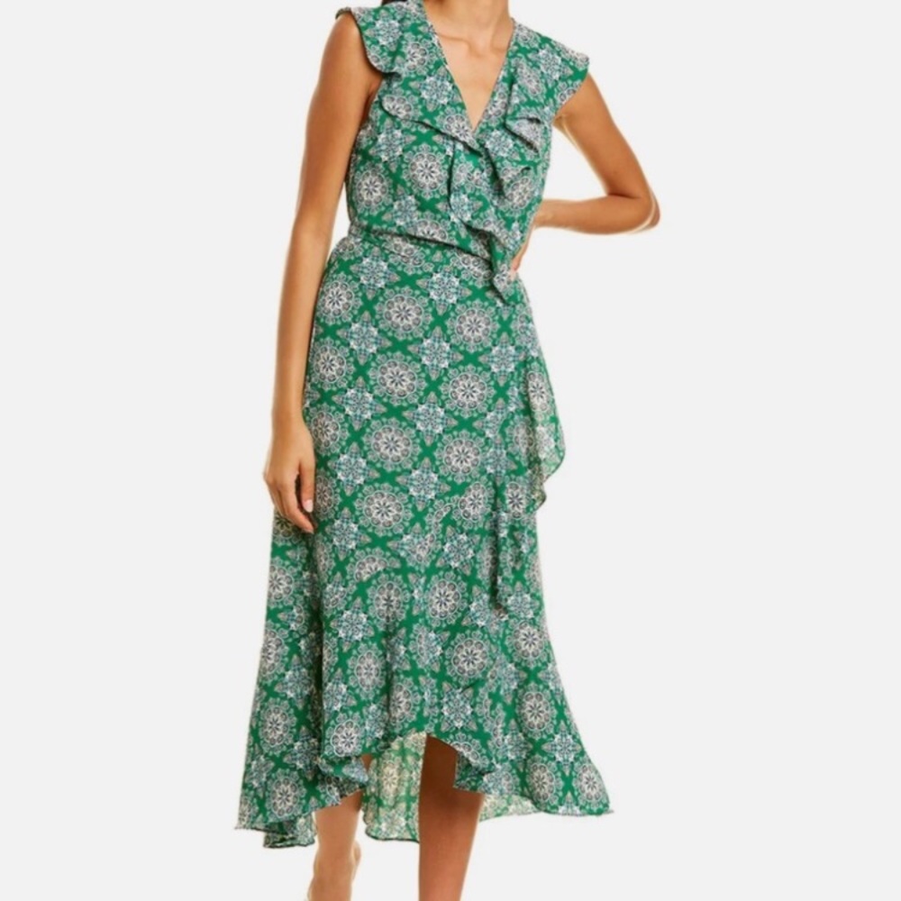 New Max Studio Wrap Dress - Picture 2 of 12